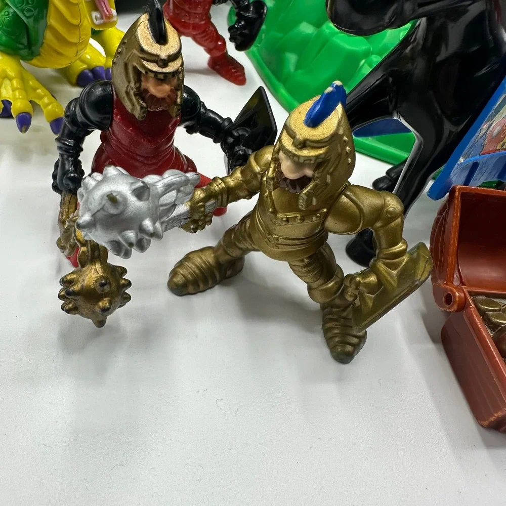 Fisher-Price Great Adventures Castle Playset Knights, 2 Dragons, Catapult + MORE